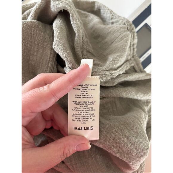 We the Free Gauzy Summer Daydream Oversized Button Down Womens Size Small - Picture 4 of 12